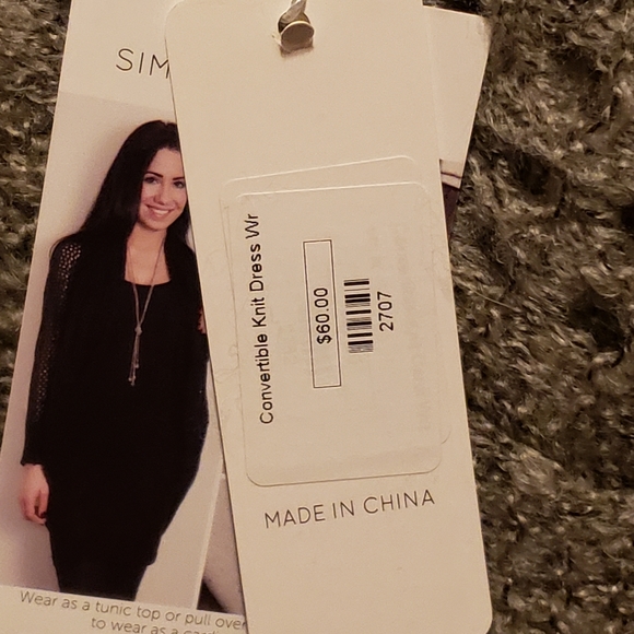 Simply noelle long sweater size L/XL gray - Picture 3 of 6